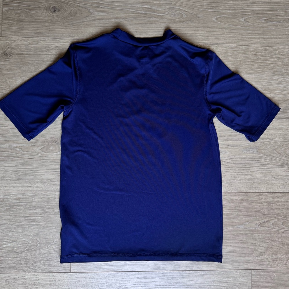 Cat & Jack Kids Navy Blue Adventure Swim Shirt UPF 50+ Size L 12/14 - Picture 2 of 4